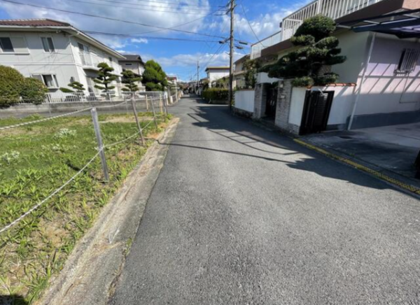 岸和田市東ケ丘町、土地の画像です