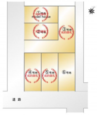 岸和田市八幡町、土地の間取り画像です