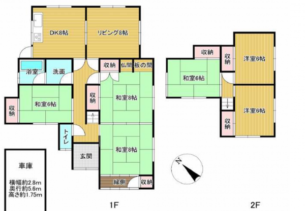 岸和田市下松町、土地の間取り画像です