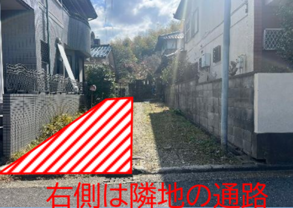 岸和田市葛城町、土地の画像です
