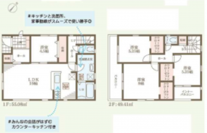 岸和田市岡山町、新築一戸建ての画像です