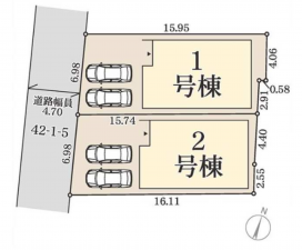 岸和田市三田町、新築一戸建ての画像です