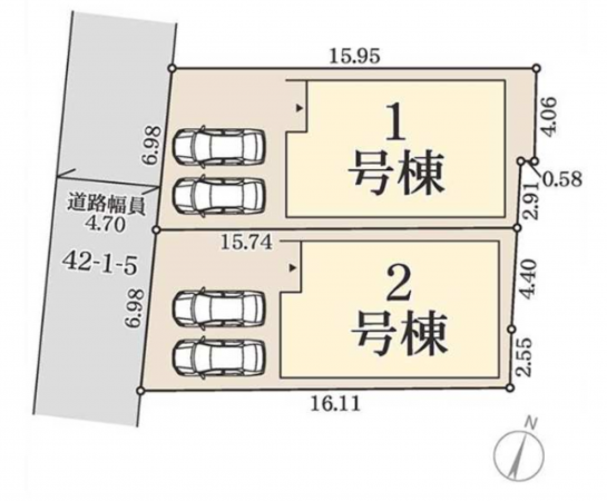 岸和田市三田町、新築一戸建ての画像です
