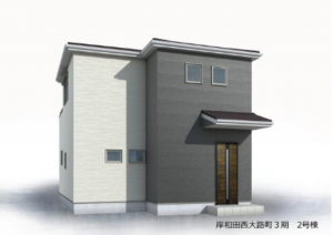 岸和田市西大路町、新築一戸建ての画像です