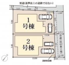 岸和田市西大路町、新築一戸建ての間取り画像です
