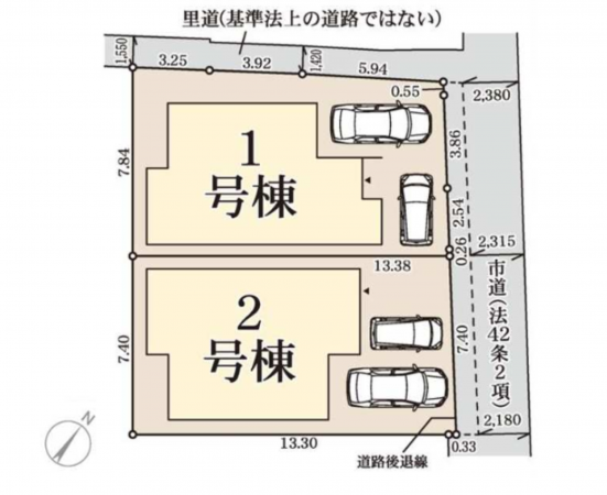 岸和田市西大路町、新築一戸建ての画像です