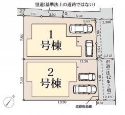 岸和田市西大路町、新築一戸建ての画像です