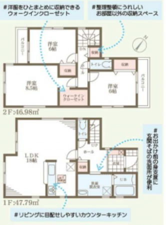 岸和田市西大路町、新築一戸建ての画像です