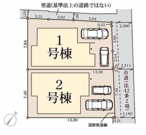 岸和田市西大路町、新築一戸建ての画像です