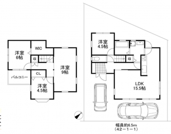岸和田市磯上町、中古一戸建ての間取り画像です