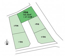 岸和田市西大路町、土地の間取り画像です