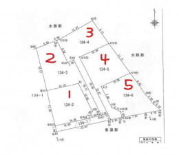 岸和田市西大路町、土地の間取り画像です