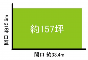 泉佐野市日根野、土地の間取り画像です