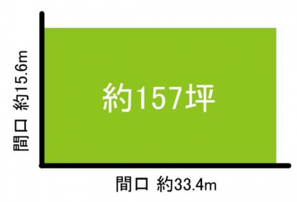 泉佐野市日根野、土地の間取り画像です