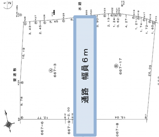 岸和田市岡山町、土地の画像です