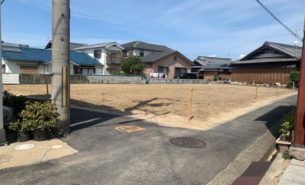岸和田市三田町、土地の画像です