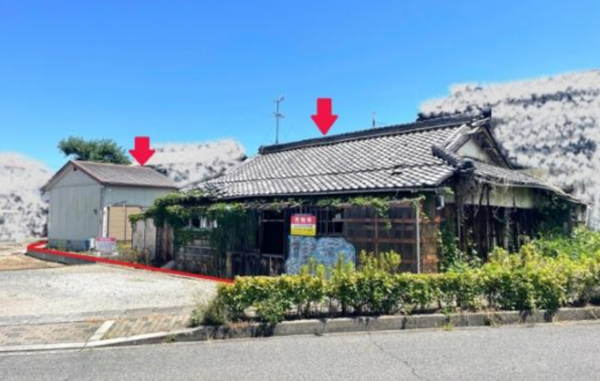 泉佐野市下瓦屋、土地の画像です