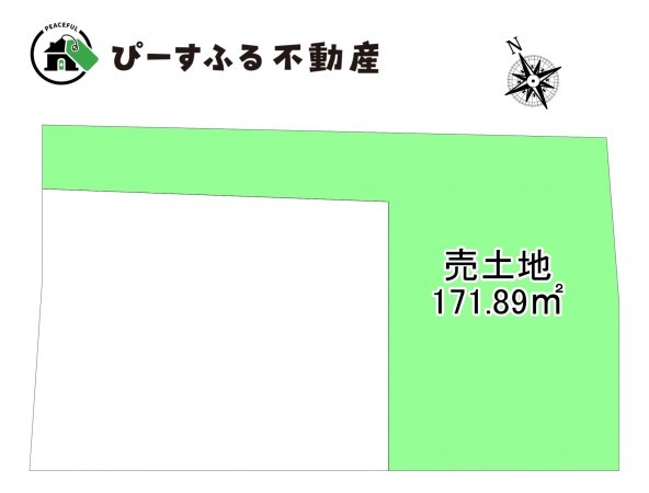 泉佐野市日根野、土地の間取り画像です