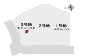 泉南郡熊取町久保、土地の間取り画像です