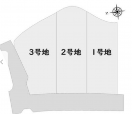 泉南郡熊取町久保、土地の間取り画像です