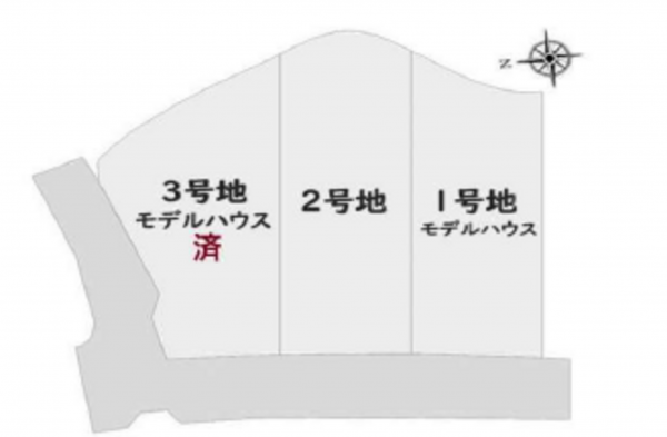 泉南郡熊取町久保、土地の間取り画像です