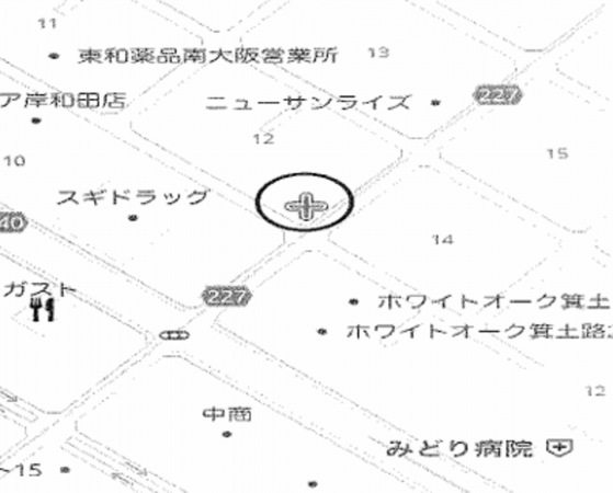 岸和田市箕土路町、土地の画像です