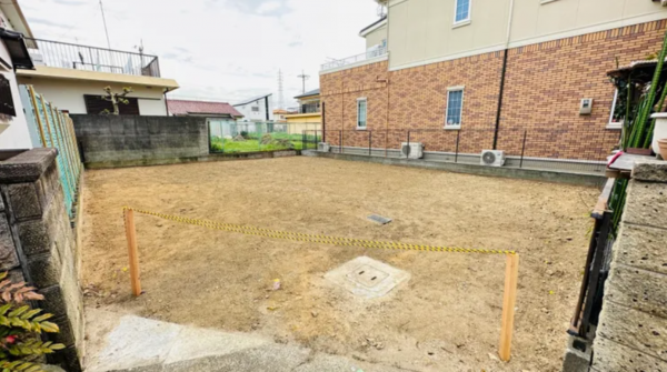 泉佐野市市場西、土地の画像です