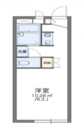 泉佐野市松原、収益物件/アパートの間取り画像です
