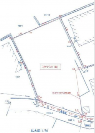 岸和田市三田町、土地の間取り画像です
