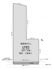 岸和田市土生町、土地の間取り画像です