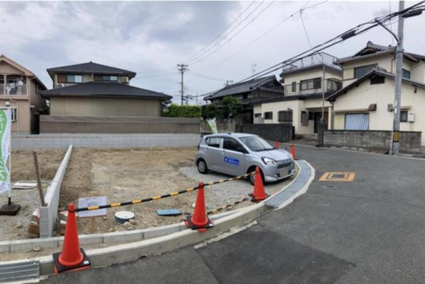 貝塚市三ツ松、新築一戸建ての画像です