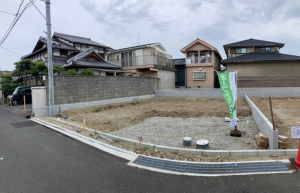 貝塚市三ツ松、新築一戸建ての画像です