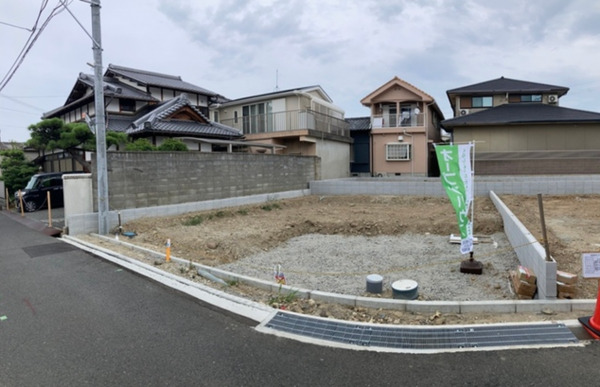 貝塚市三ツ松、新築一戸建ての画像です