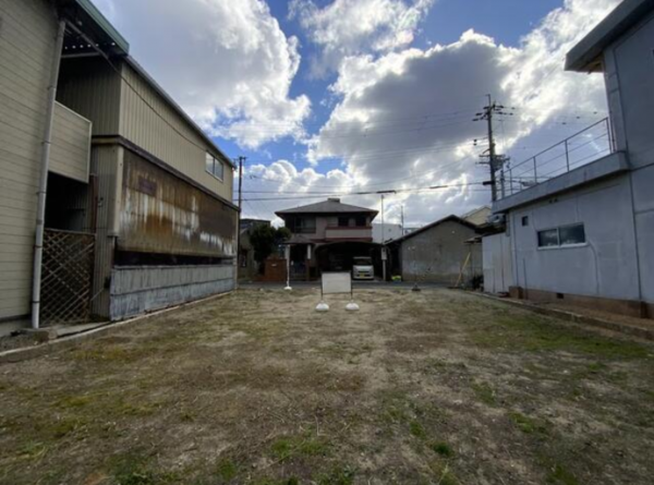 岸和田市別所町、土地の画像です