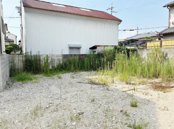 貝塚市北町、土地の画像です