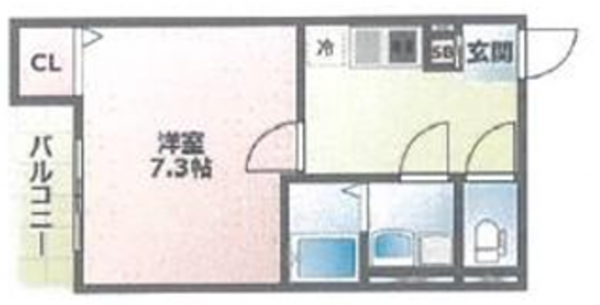 泉佐野市本町、収益物件/アパートの間取り画像です