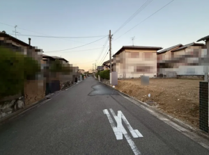 岸和田市上松町、土地の画像です