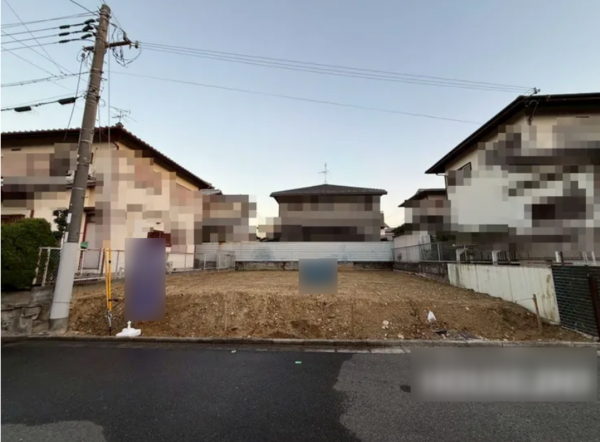 岸和田市上松町、土地の画像です