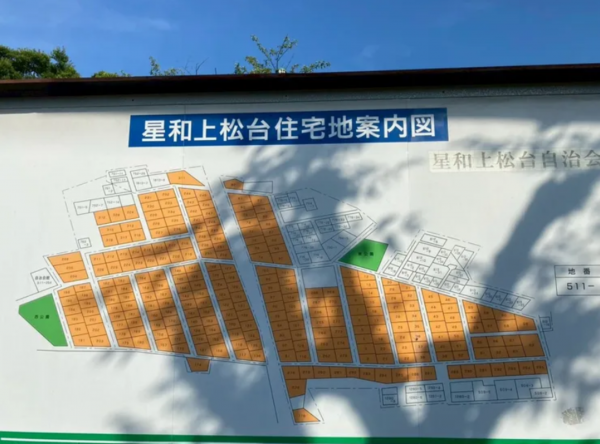 岸和田市上松町、土地の画像です