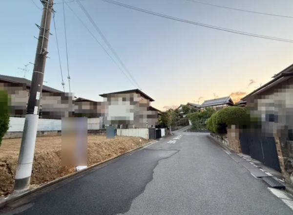 岸和田市上松町、土地の画像です