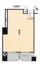 泉佐野市高松東、収益物件/店舗付住宅の間取り画像です