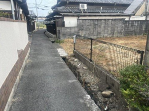 貝塚市名越、土地の画像です