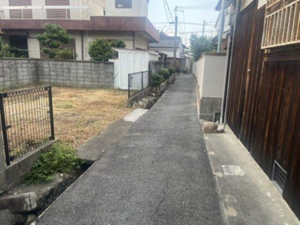 貝塚市名越、土地の画像です