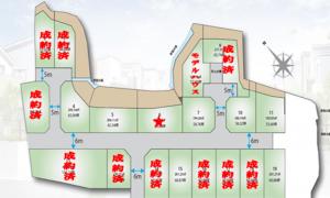 泉南郡熊取町五門東、土地の間取り画像です