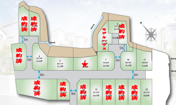泉南郡熊取町五門東、土地の間取り画像です