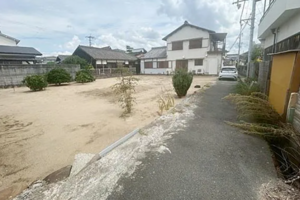 泉佐野市鶴原、土地の画像です