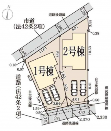 岸和田市上町、新築一戸建ての画像です