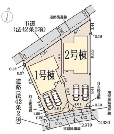 岸和田市上町、新築一戸建ての画像です