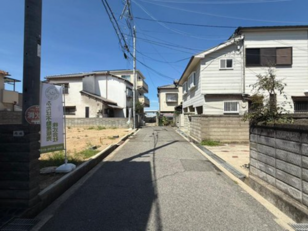 泉佐野市新町、土地の画像です