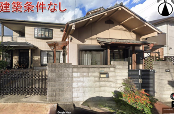 岸和田市西之内町、土地の間取り画像です